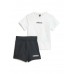 ADIDAS JE1405 ΒΡΕΦΙΚΟ ΣΕΤ ΜΠΛΟΥΖΑ ΚΑΙ ΣΟΡΤΣ UNISEX ΑΣΠΡΟ-ΜΑΥΡΟ